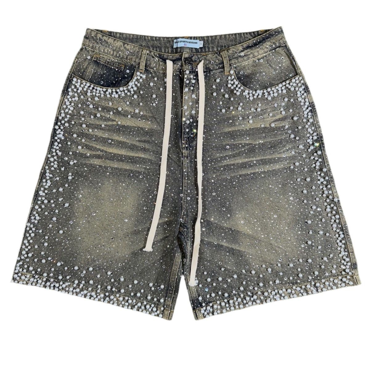 Vale Vale Blue Rainstorm Jorts Size US 34 / EU 50 - 1 Thumbnail