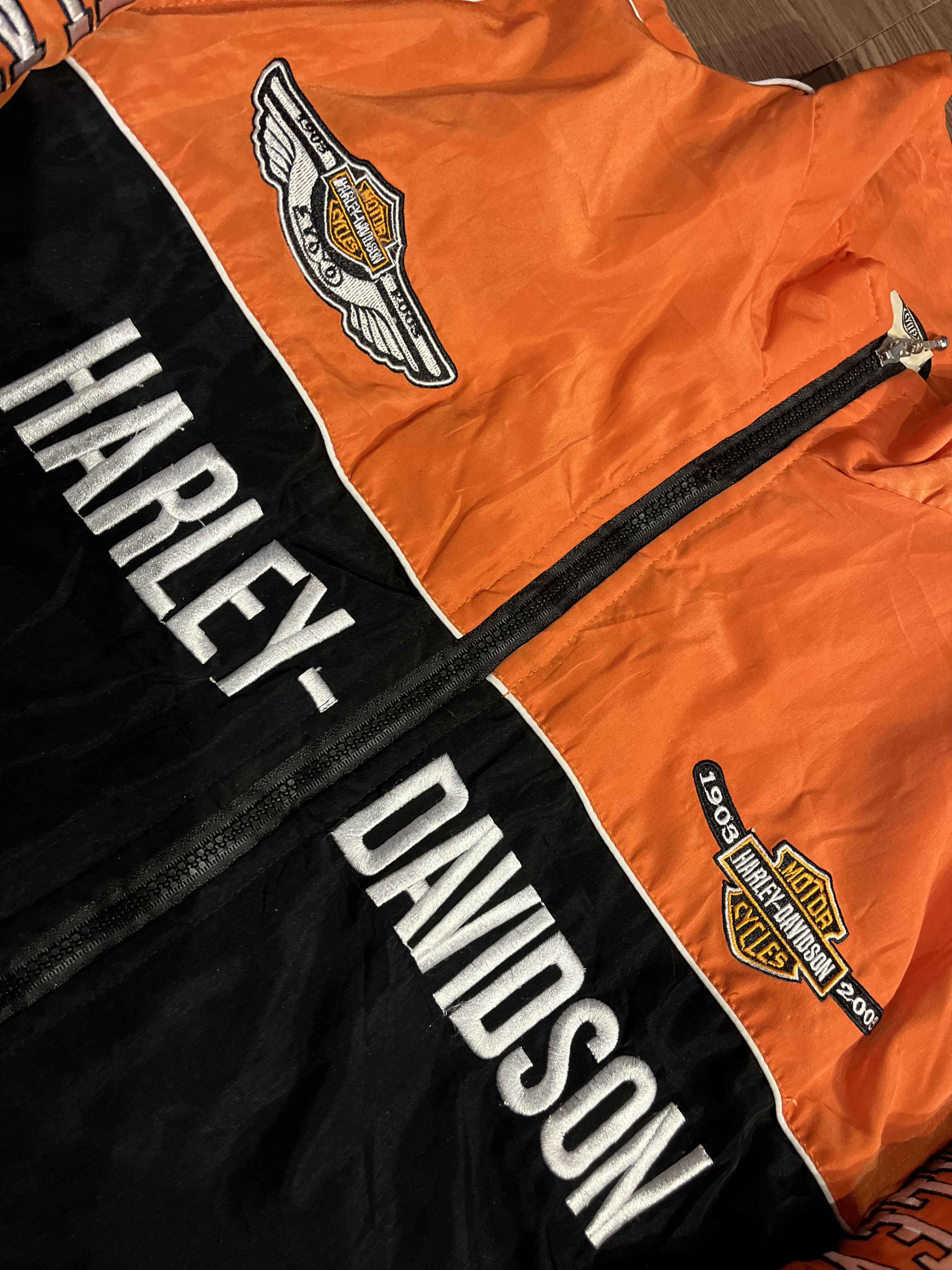 Harley Davidson Harley Davidson 100th Anniversary Racing Jacket Size US XL / EU 56 / 4 - 4 Thumbnail