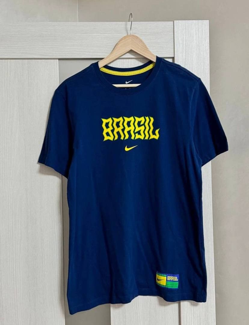 Nike Nike Brazil Away Jersey Blockcore Rare Size US M / EU 48-50 / 2 - 3 Thumbnail