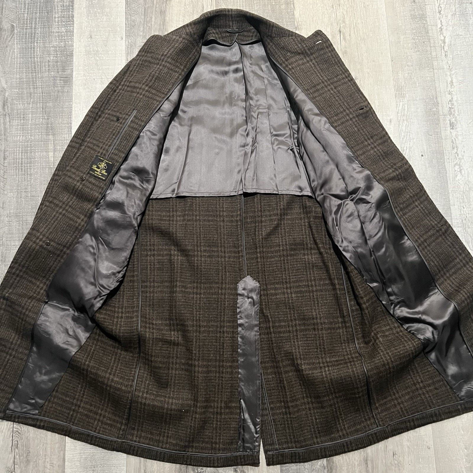 Brooks Brothers VTG Brooks Brothers 70s/80s Wool Overcoat Trench Shaggy 44 Size US L / EU 52-54 / 3 - 5 Thumbnail