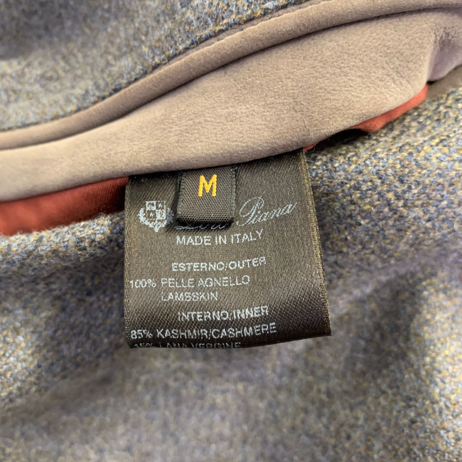 Loro Piana LORO PIANA M Brown Suede Herringbone Wool Reversible Jacket Size US M / EU 48-50 / 2 - 8 Thumbnail