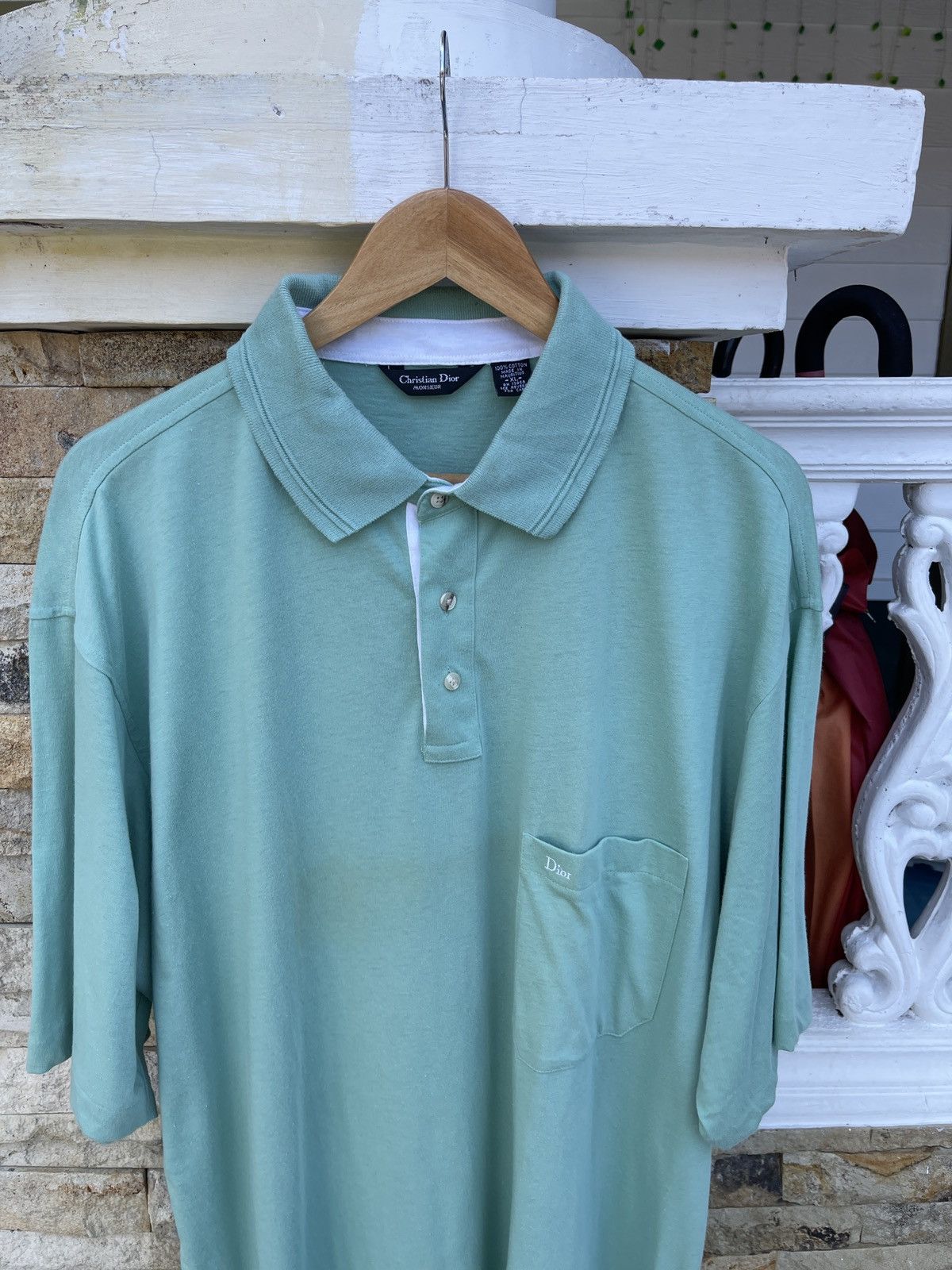 Christian Dior Monsieur Rare🔥Vintage CHRISTIAN DIOR Polo Shirt Size US XXL / EU 58 / 5 - 1 Thumbnail