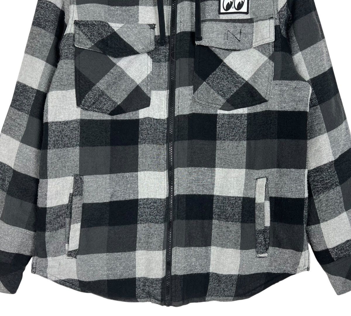 Japanese Brand Vintage MOONEYES Equipped Plaid Flannel Jacket Size US M / EU 48-50 / 2 - 6 Thumbnail