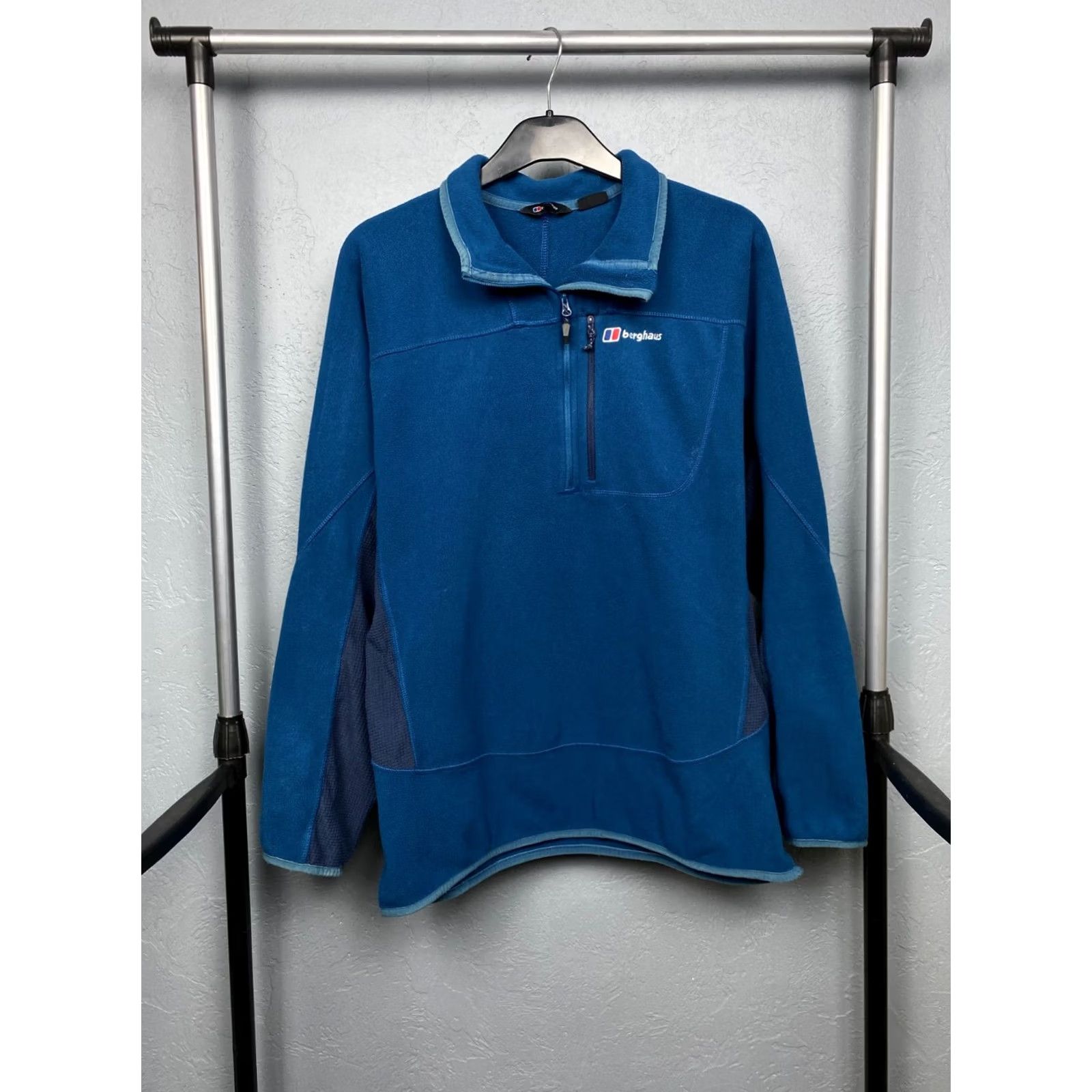 Berghaus Berghaus Polartec Mens 1/4 Zip Fleece Jacket XL Blue Jacket Mens XL Fleece Berghaus Polartec 1/4 Zip XL Blue Size US XL / EU 56 / 4 - 2 Thumbnail
