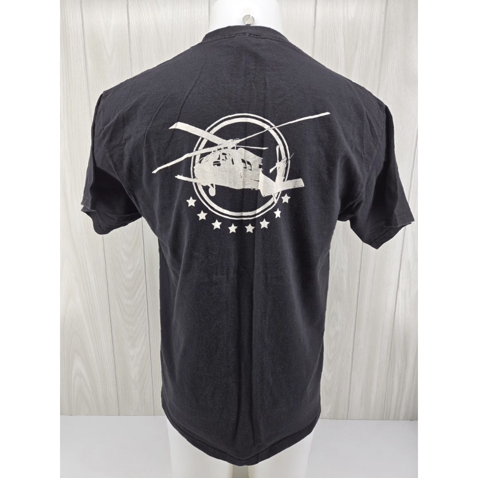Port & Company Port & Company Responsive Logistics Enterprise Helicopter Mens T-Shirt Large Black Short Sleeve Shirt Size US L / EU 52-54 / 3 - 2 Thumbnail