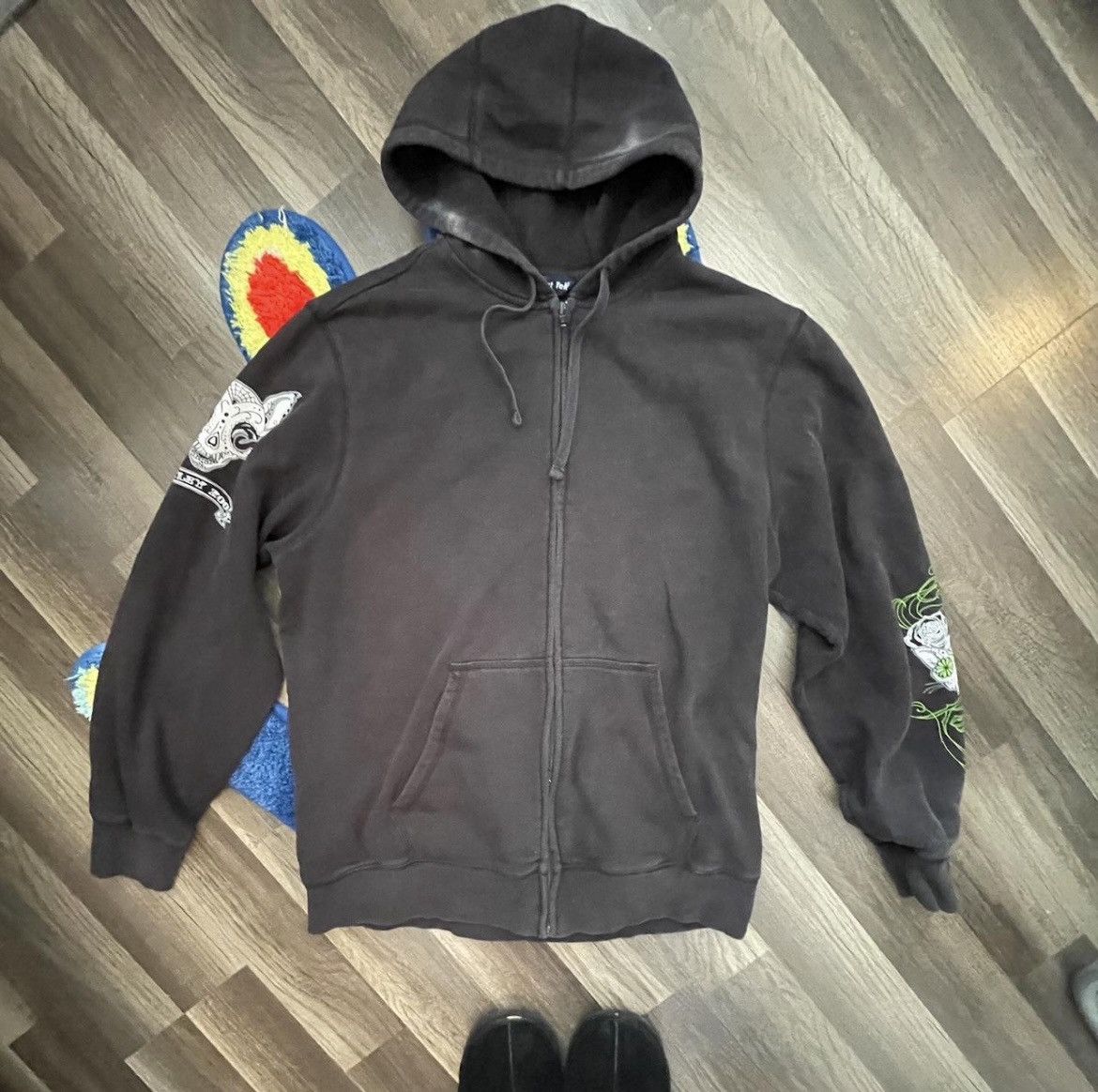 Vintage Sport-Tek Graphic Zip-up Hoodie Size US M / EU 48-50 / 2 - 1 Thumbnail