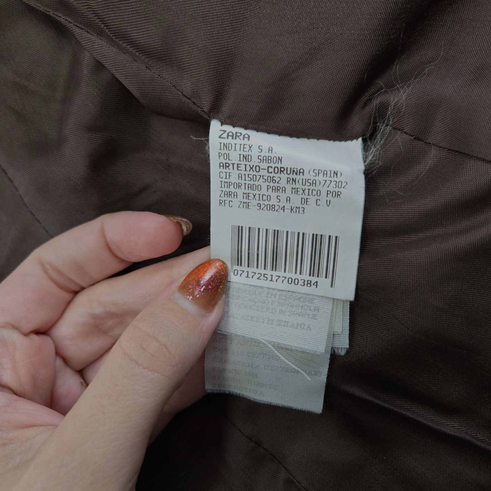 Zara Vintage Zara Brown Single Breasted Wool Blend Blazer Size 6 Size M / US 6-8 / IT 42-44 - 8 Thumbnail