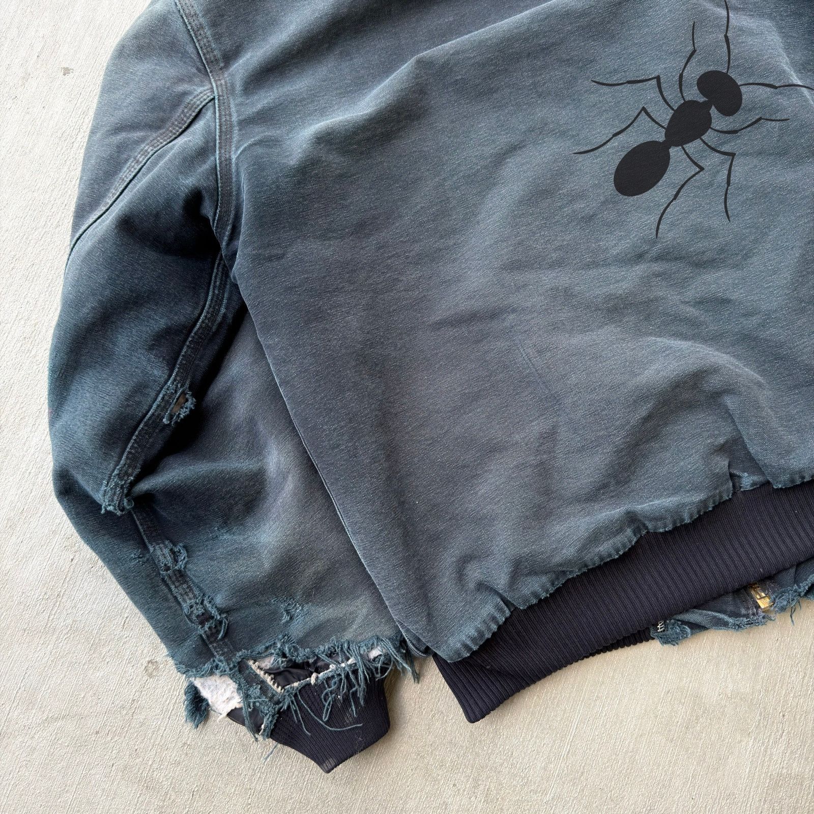 Carhartt × Vintage Carhartt J140 black hooded work wear jacket Size US L / EU 52-54 / 3 - 7 Thumbnail