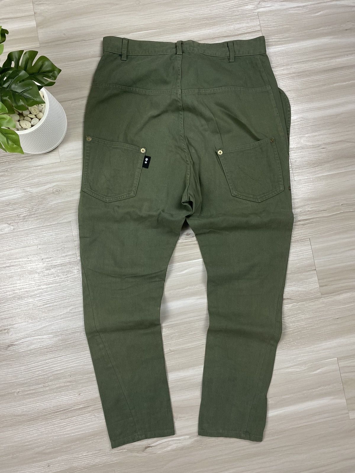 Issey Miyake × Japanese Brand × mercibeaucoup MERCIBEAUCOUP JEAVOUS ENPRIE Sunfaded drop crotch Pants Size US 32 / EU 48 - 8 Thumbnail