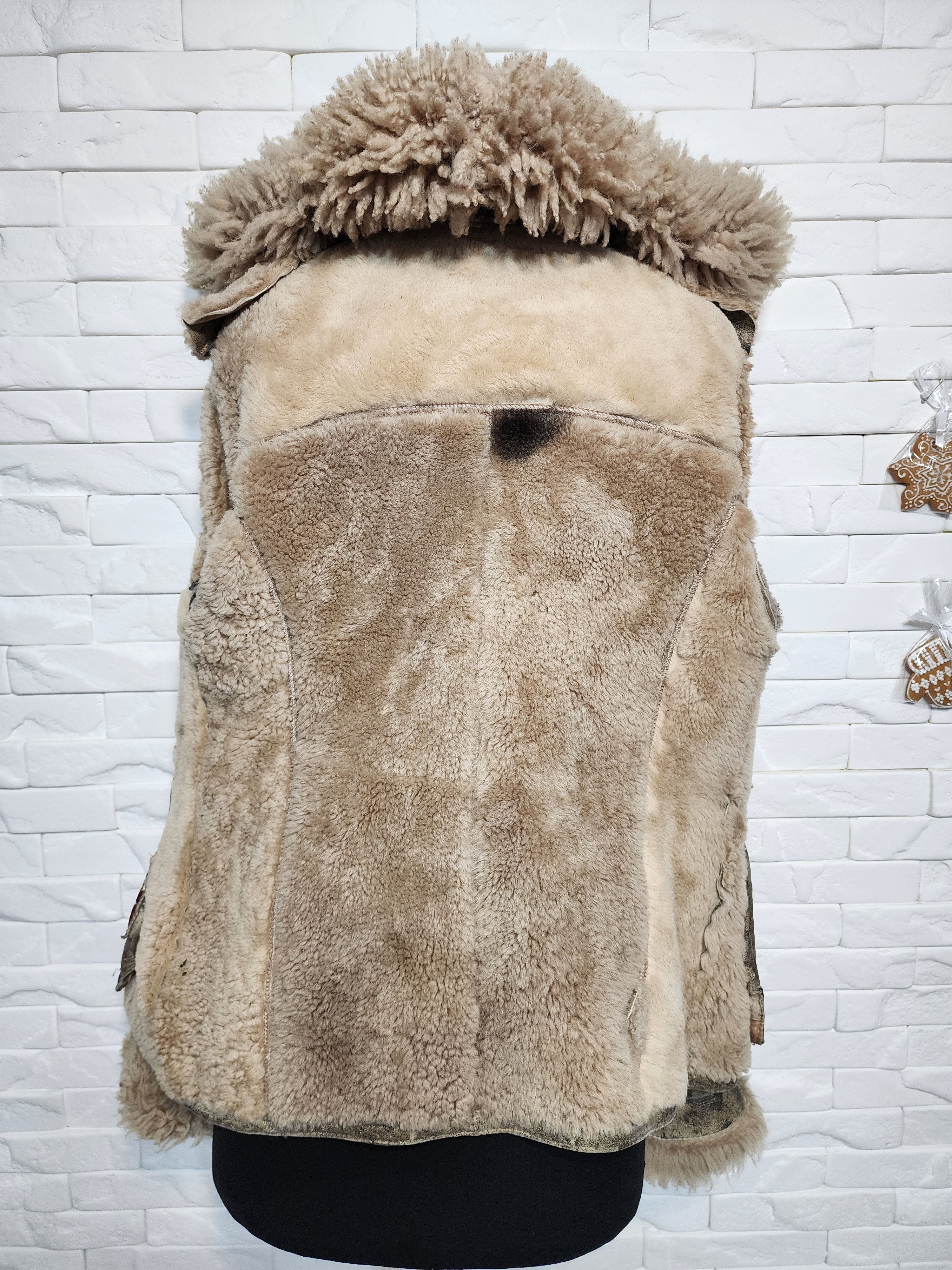 Furla Brown Sheepskin Coat: Women's Fur Hooded Winter Jacket Size L / US 10 / IT 46 - 7 Thumbnail