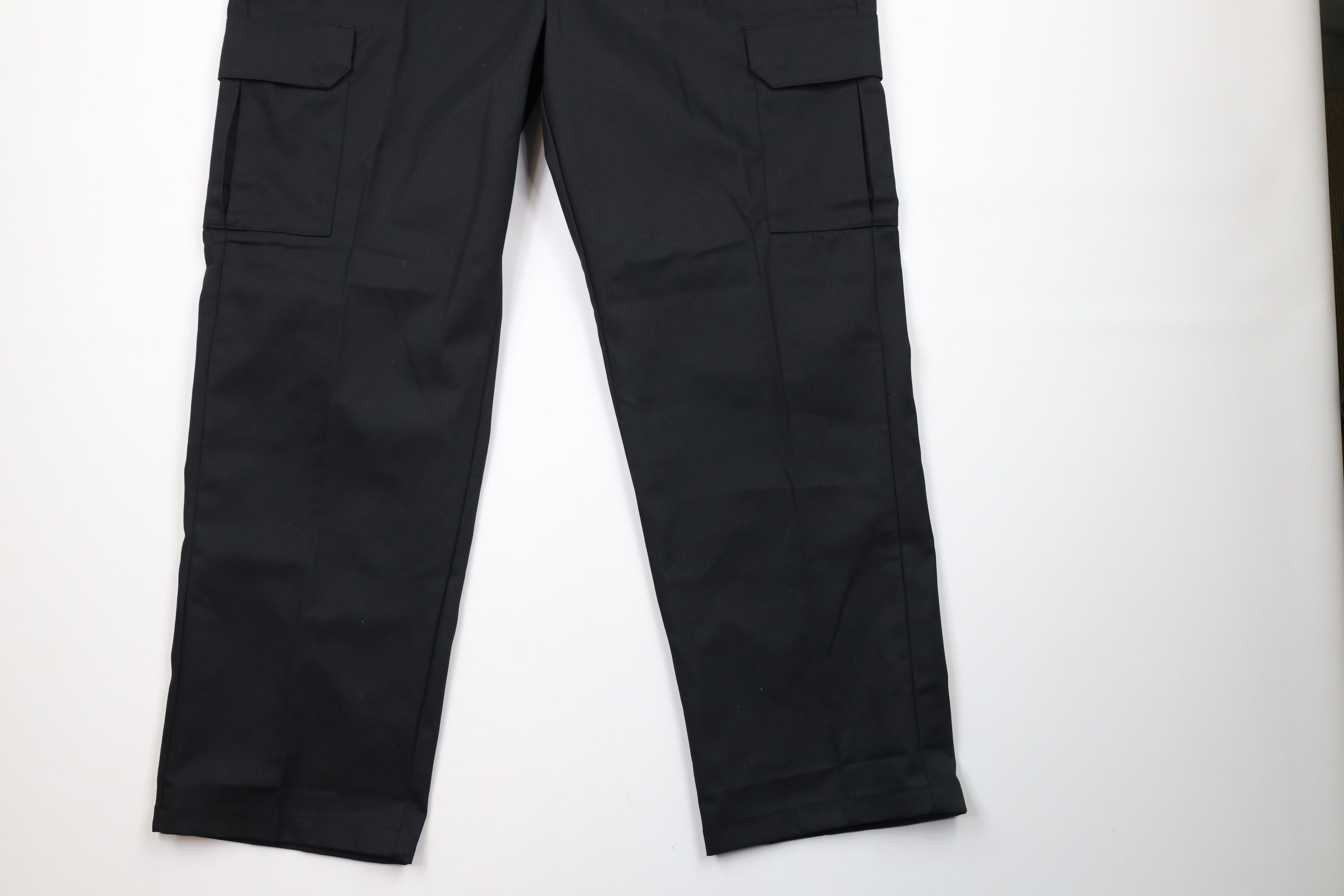 Vintage Vintage 90s Streetwear Wide Leg Cargo Work Pants Black Size US 40 / EU 56 - 4 Thumbnail