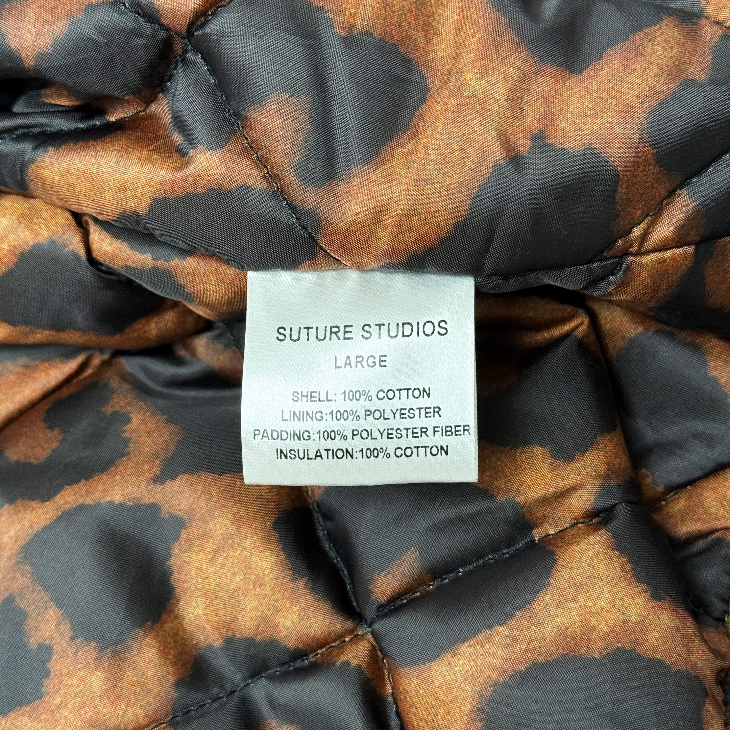Carhartt Suture Studios 16oz. Canvas Hooded Work Jacket Green Leopard Size US L / EU 52-54 / 3 - 9 Thumbnail