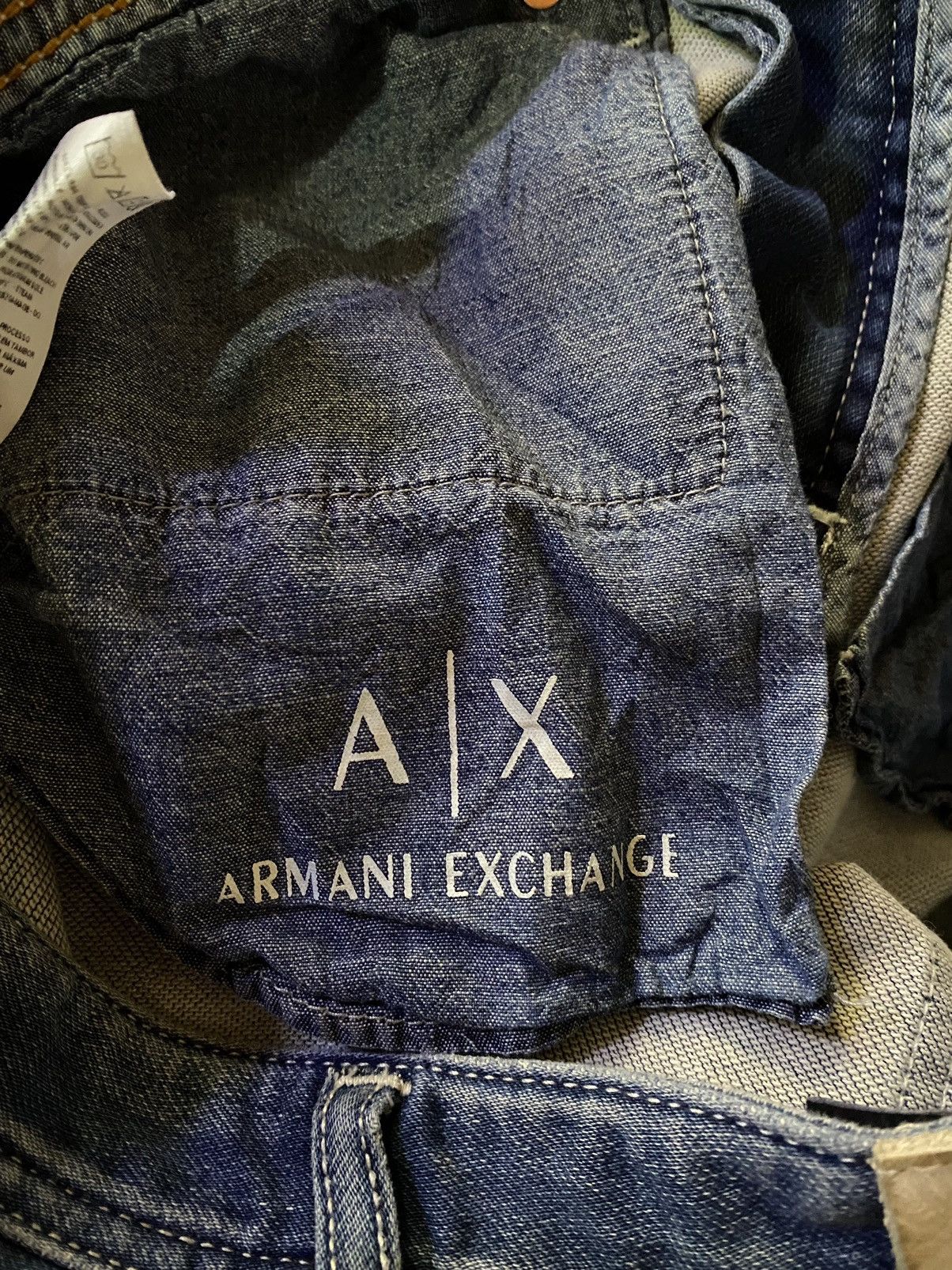 Armani Exchange × Designer × Vintage Armani Exchange Slim Fit Blue Denim Size US 32 / EU 48 - 8 Thumbnail