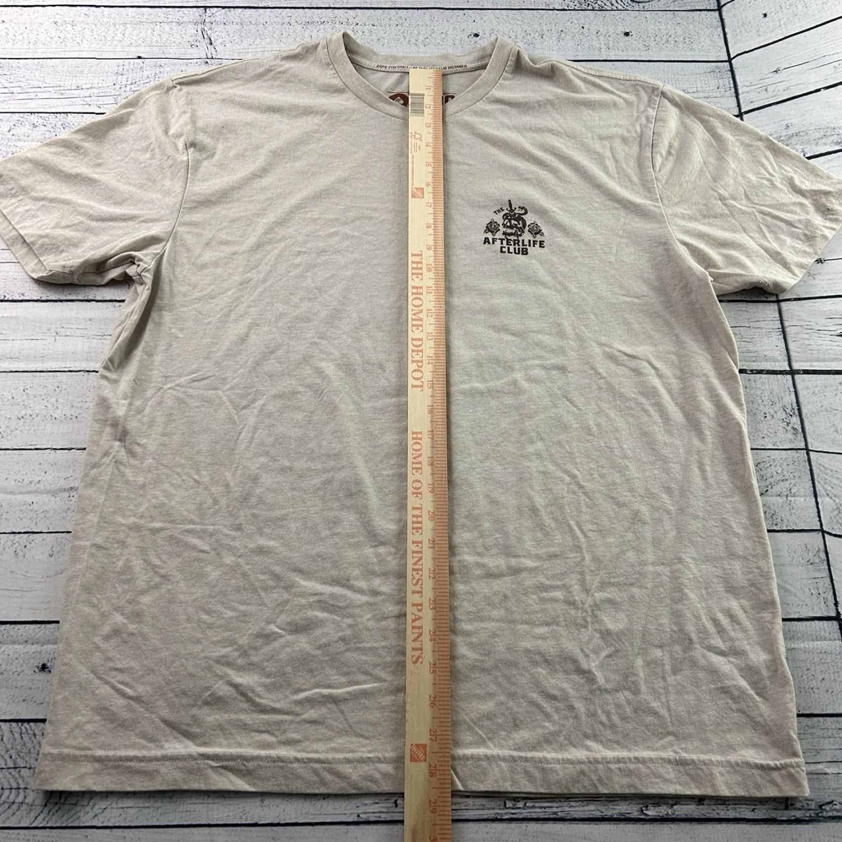 Vintage Zero Foxtrot T-Shirt Main Selling Point Brown 2XL Tan Mens Short Sleeve Crew Neck Cotton 2020s Summer Spring Fall Vintage No Size US XXL / EU 58 / 5 - 4 Thumbnail