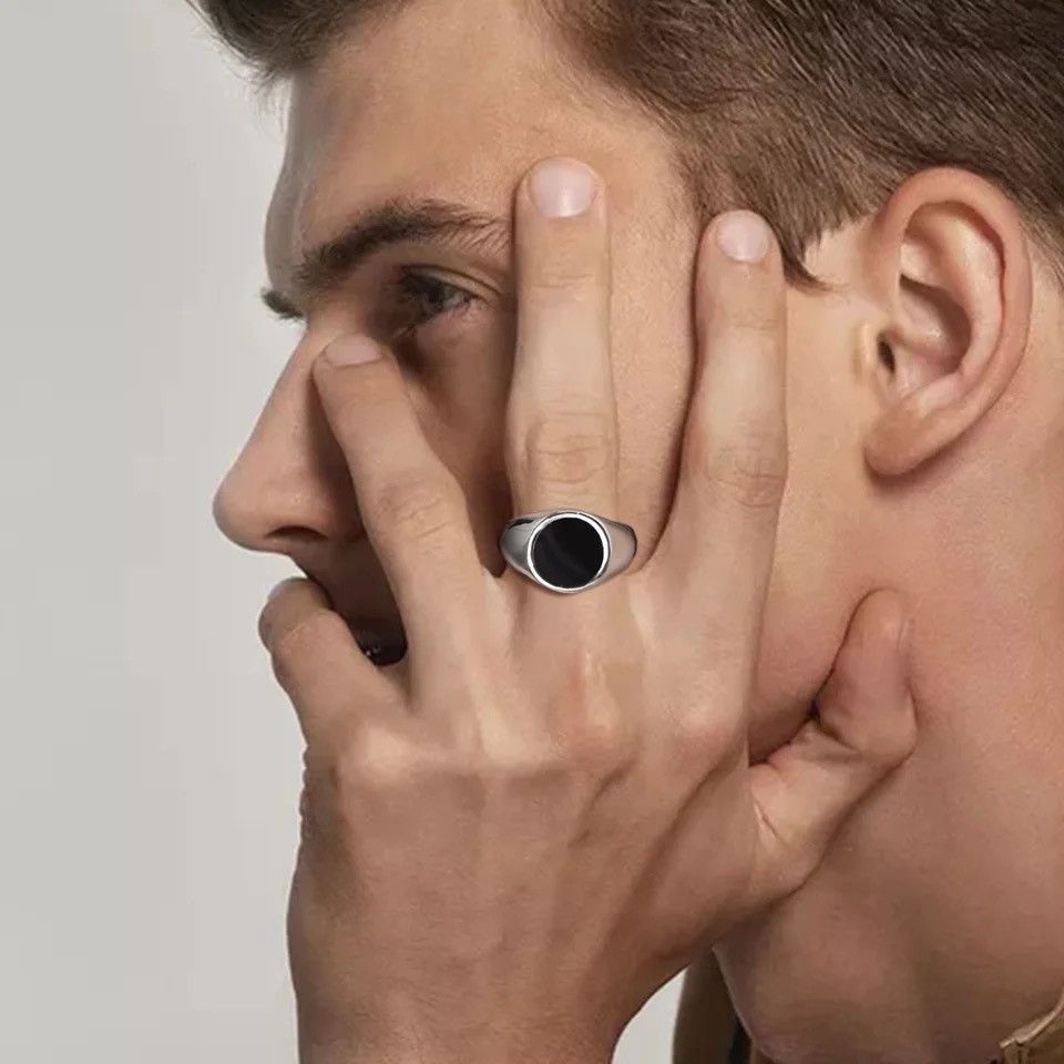 Other Enamel Round Top Ring Size ONE SIZE - 3 Thumbnail
