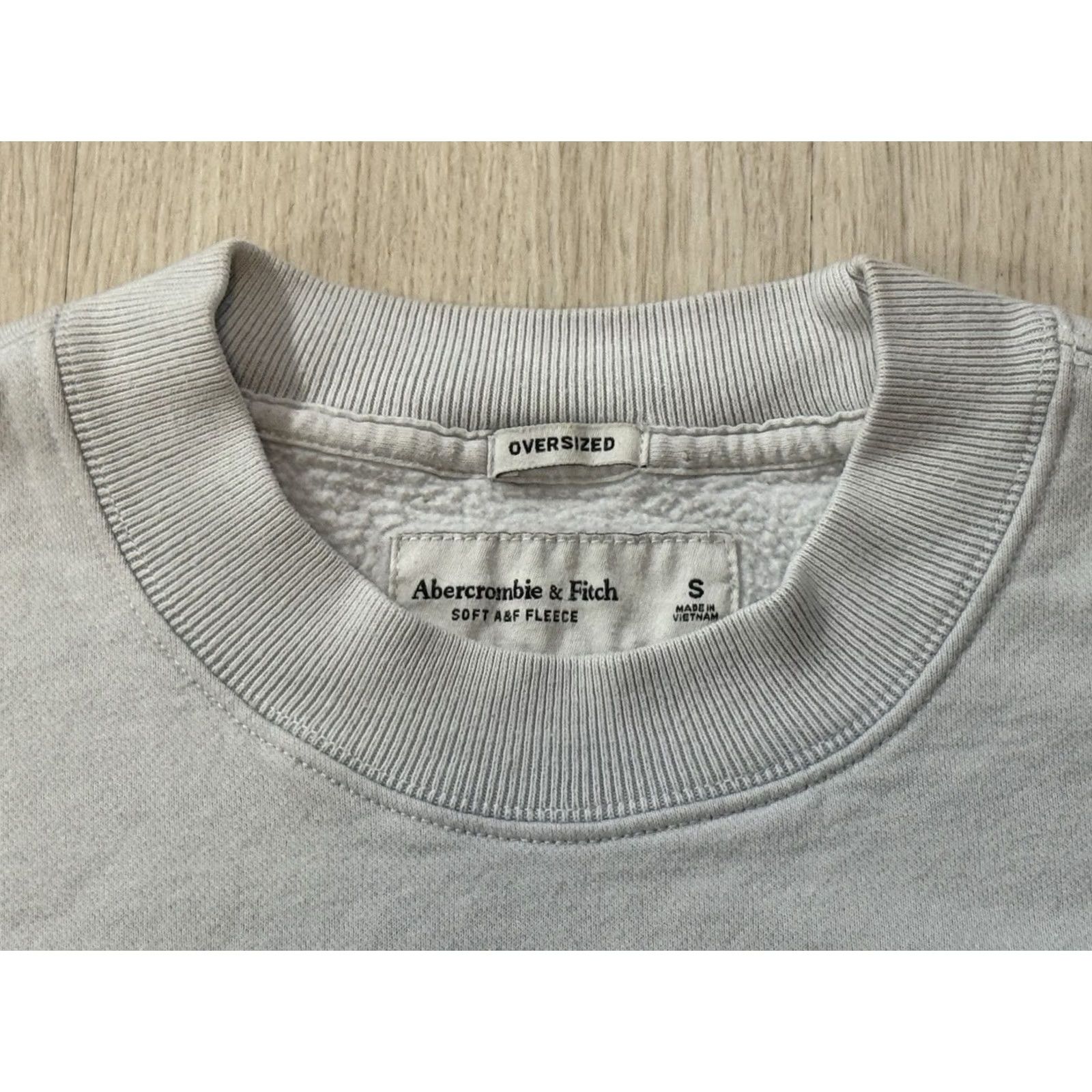 Abercrombie & Fitch Abercrombie & Fitch Great Smoky Mountains Oversized Crewneck Sweatshirt S Gray Cotton Fleece Moose Logo Vintage No Size US S / EU 44-46 / 1 - 5 Thumbnail