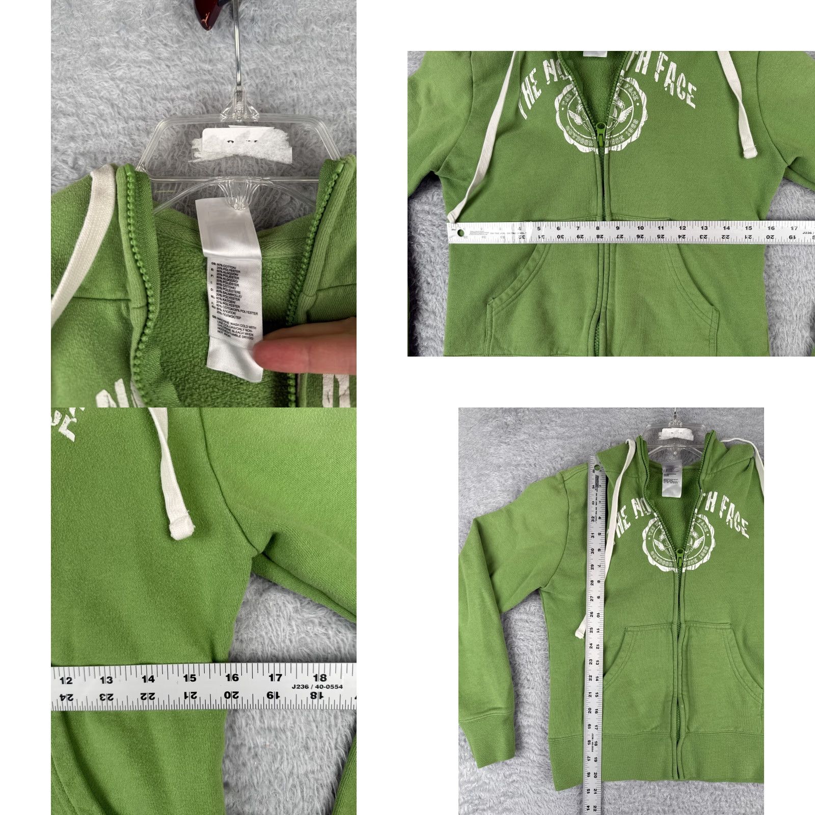 The North Face The North Face Woman Jacket Green Small Full Zip Jersey Fabric Size S / US 4 / IT 40 - 8 Thumbnail