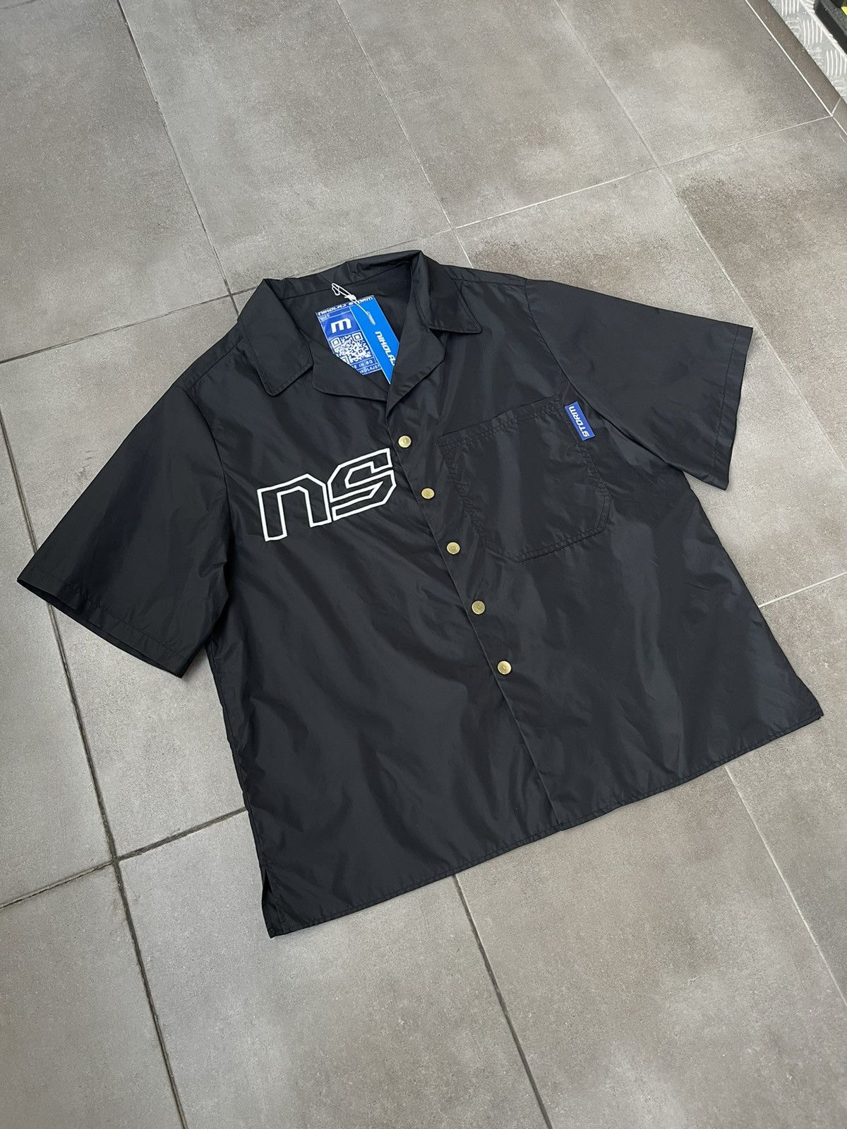 Other !DS! SS22 Nikolaj Storm Limon Black Nylon Shirt Size US M / EU 48-50 / 2 - 8 Thumbnail