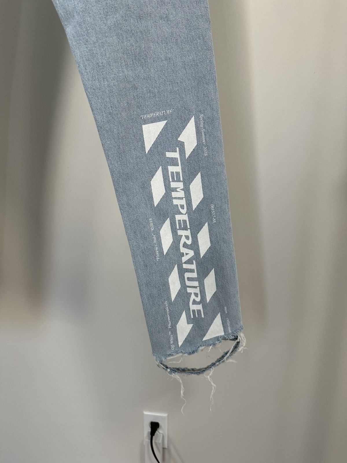 Off-White OFF-WHITE “Temperature” Denim Jeans Size US 31 - 12 Thumbnail