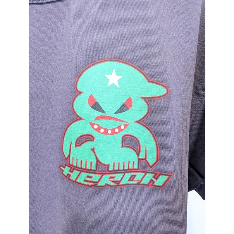 Heron Preston o1rshd1 Q:2 / HP Monster Short Sleeve Tee T-Shirt in Purple Size US L / EU 52-54 / 3 - 4 Thumbnail