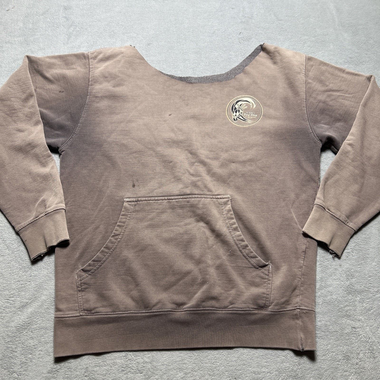 O'Neill Ripped Grunge Cut Collar Oneill Surf Sweater Small Crewneck Size US S / EU 44-46 / 1 - 5 Thumbnail