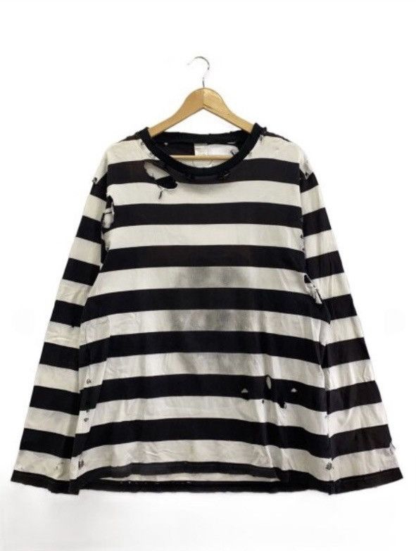 Number (N)ine Number (N)ine 02SS Distressed Border Long Sleeve Size US L / EU 52-54 / 3 - 1 Thumbnail