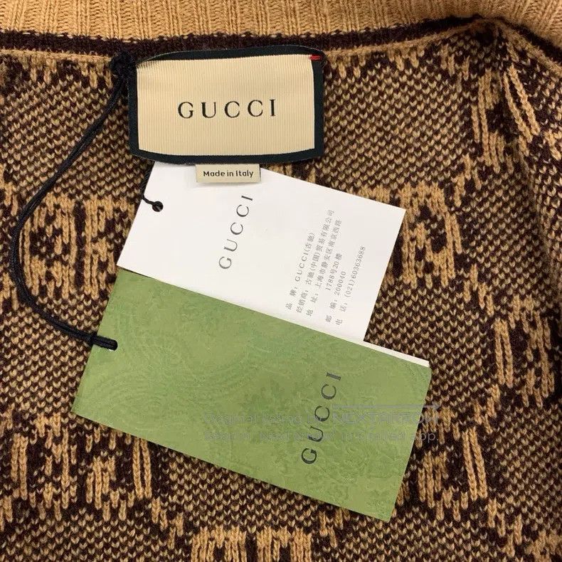 Gucci Gucci Logo pattern full-print camel-coloured long-sleeved Size XXS / US 00 / IT 34 - 5 Thumbnail