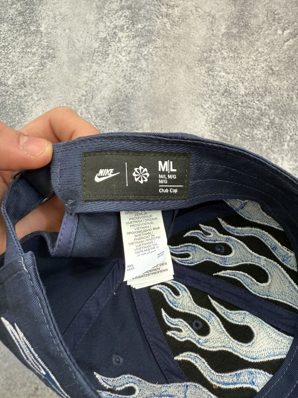 Nike Nike Flame Cap Hat Blue Size M/L Size ONE SIZE - 7 Thumbnail