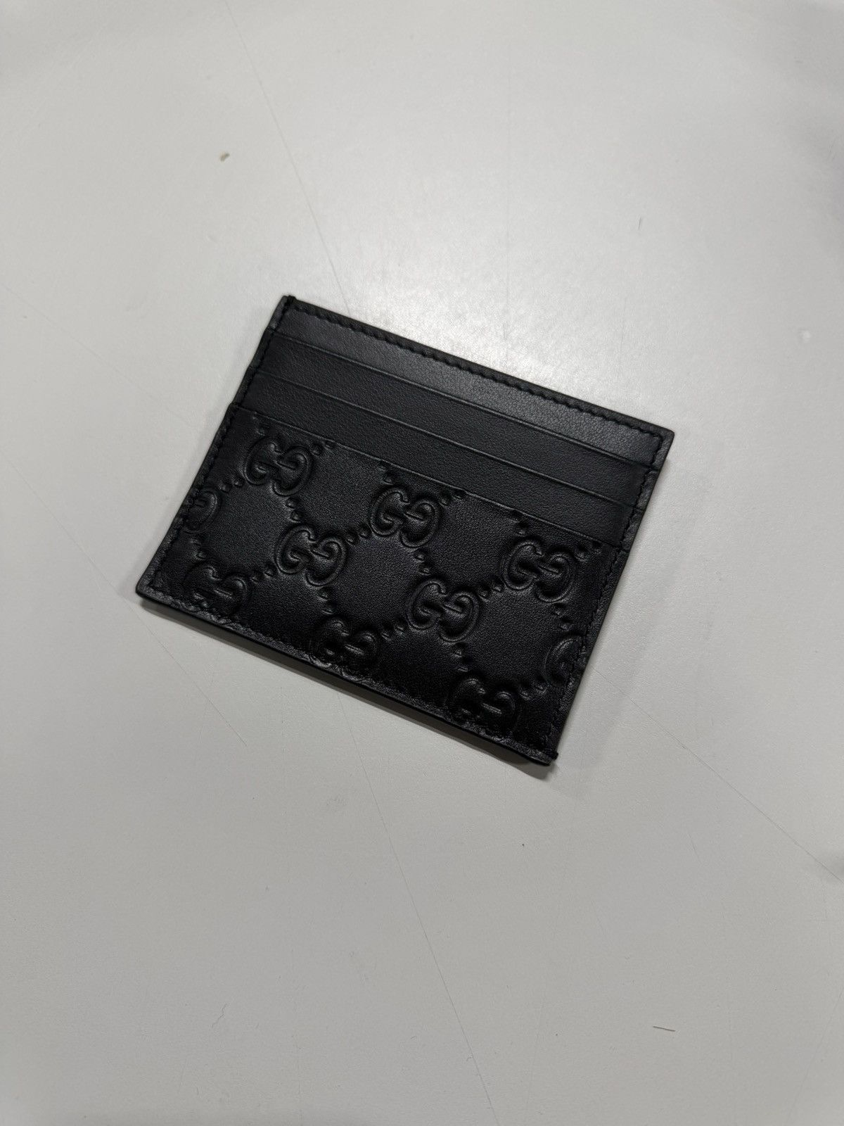 Gucci GG Emblem Card Holder NEW 375$