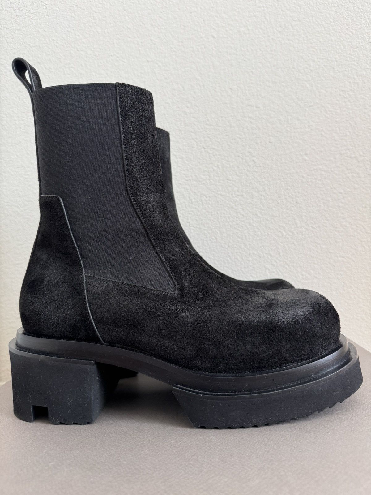 Rick Owens Beatle Bogun Suede Nubuck Boots Size US 10 / EU 43 - 2 Thumbnail
