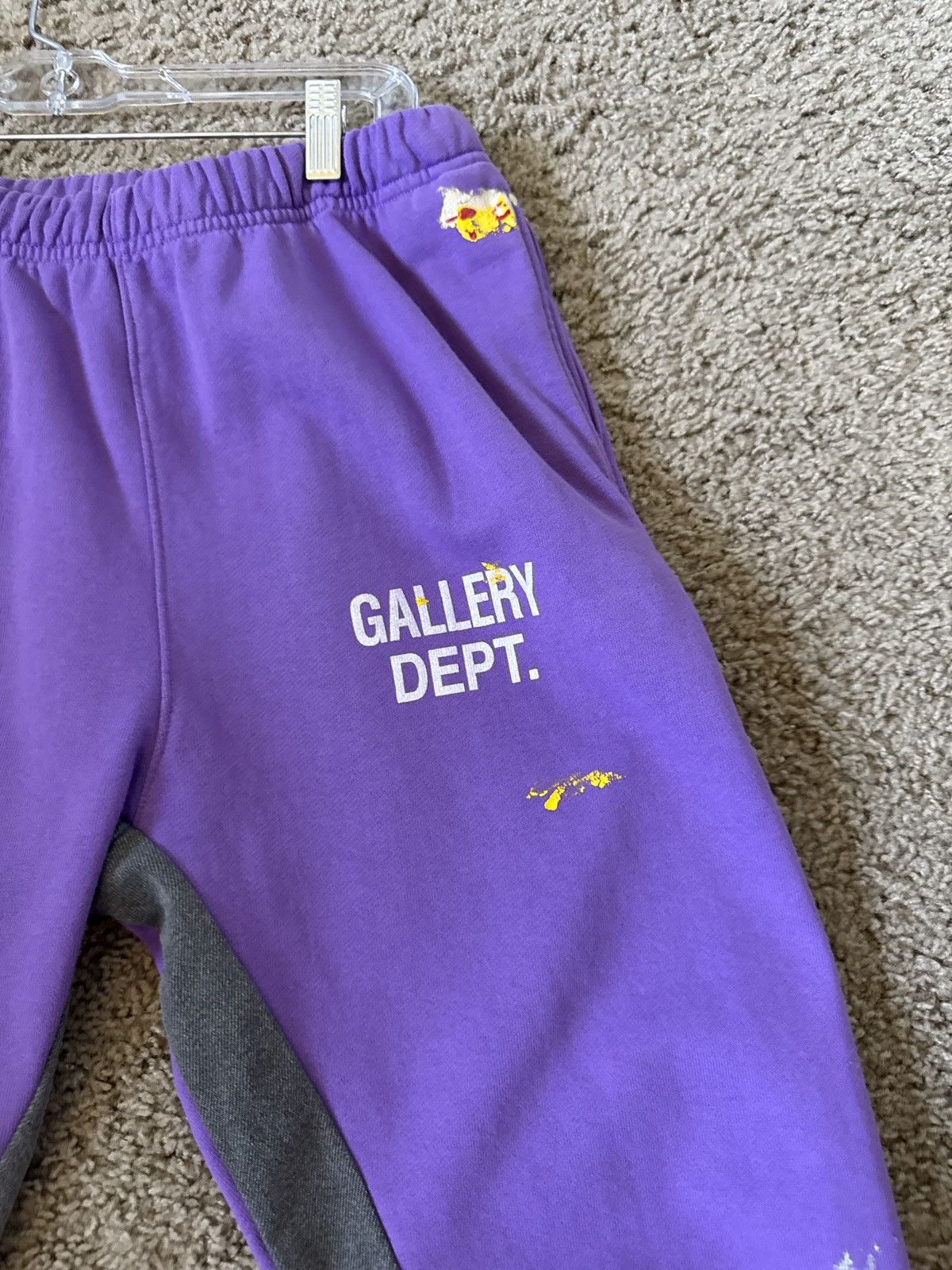 gallery dept. フレアパンツ 紫 パープル 希少 M 破格 Gallery Dept Flare Sweatpants | Grailed