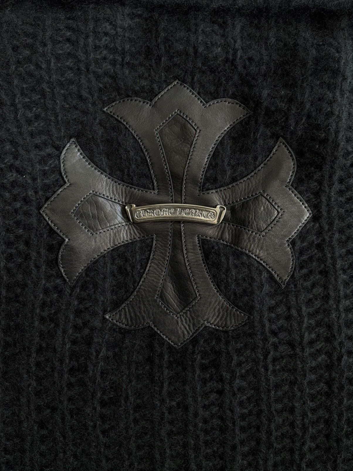Chrome Hearts Chrome Hearts - Cross Patch Silver Scroll - Cashmere Cape Size US M / EU 48-50 / 2 - 4 Thumbnail