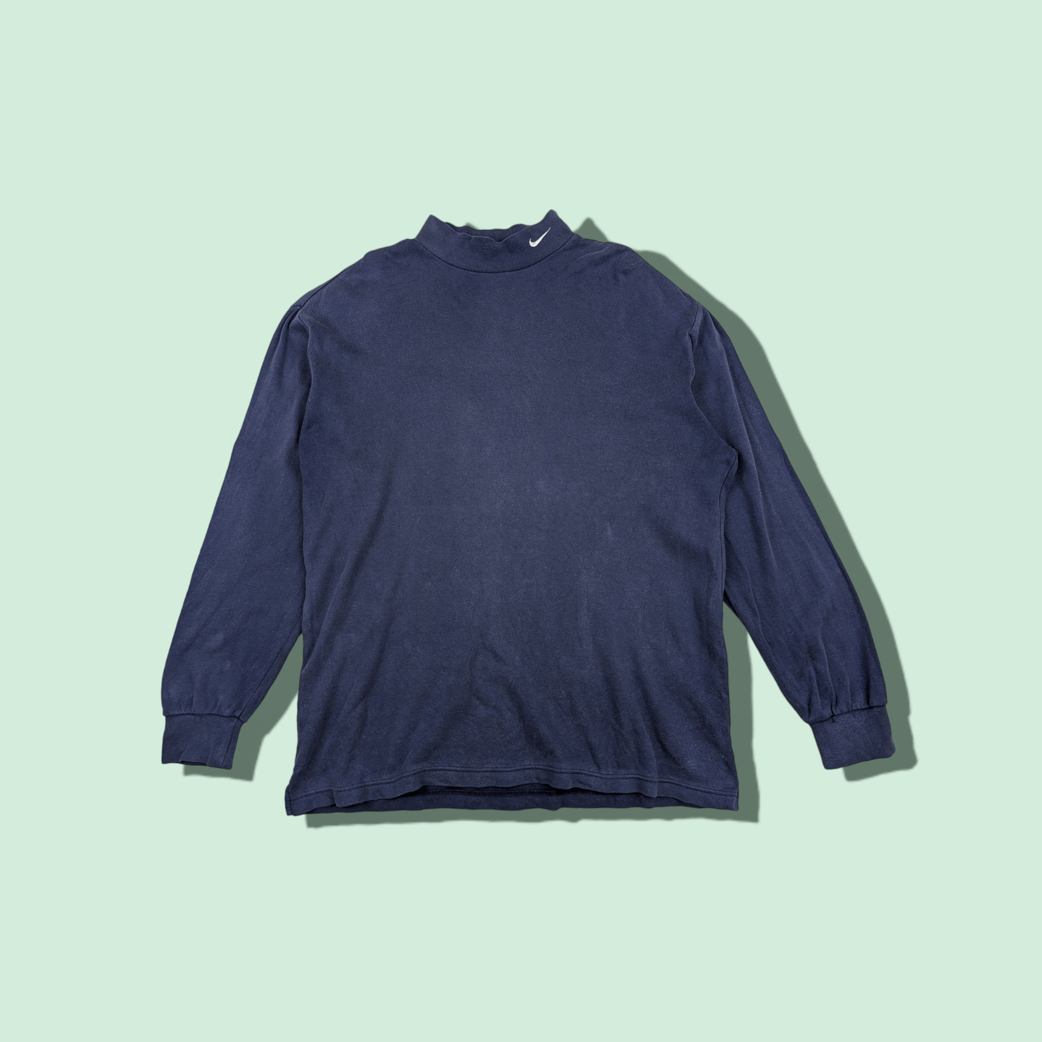 Vintage Y2K NIKE Sportswear Turtleneck Jumper Sweatshirt