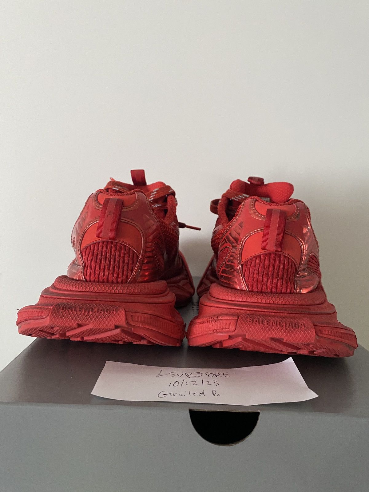 Balenciaga Balenciaga Red 3XL Sneaker 42 - US9.0 USED* Size US 9 / EU 42 - 8 Thumbnail