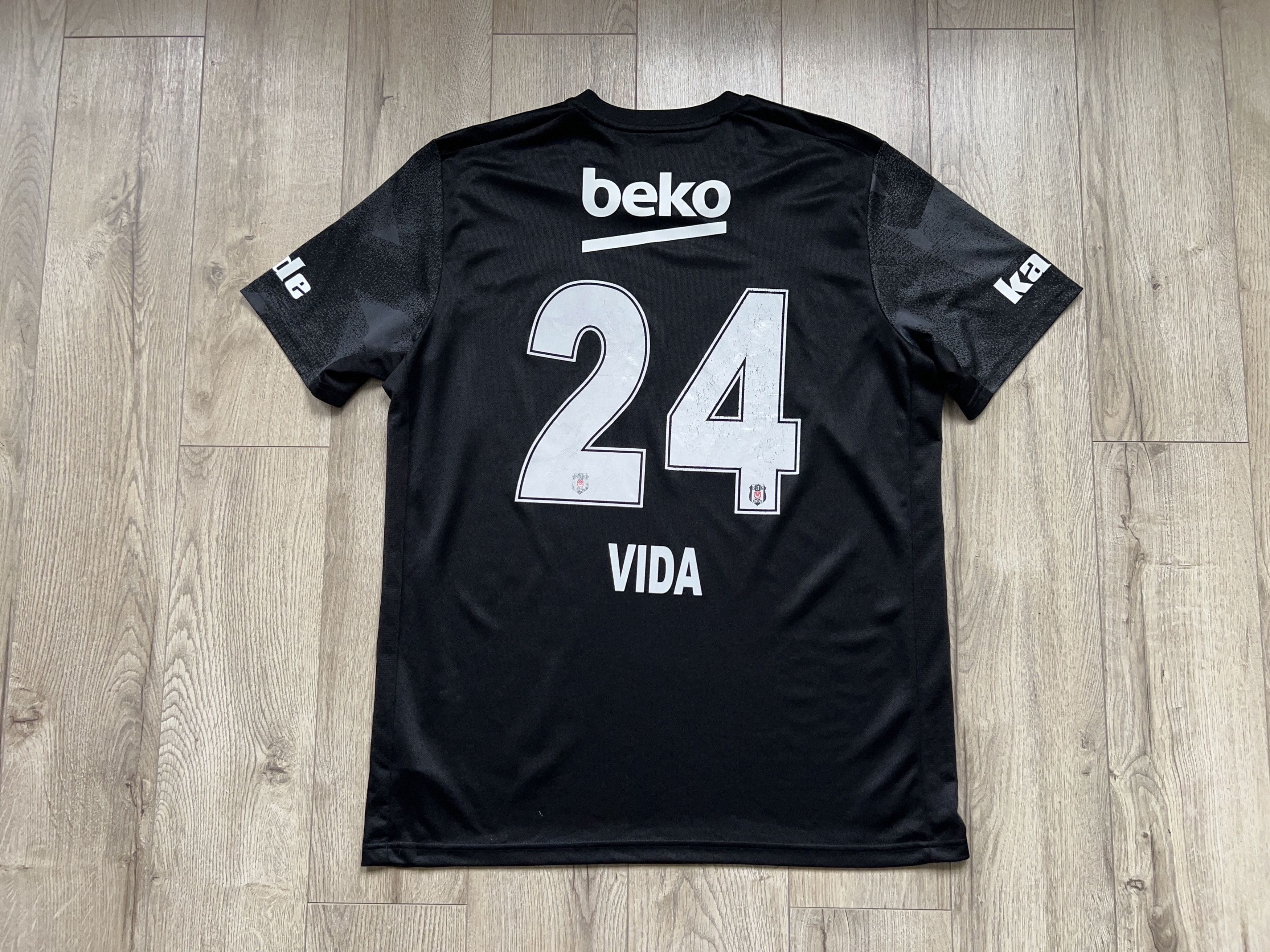 Adidas Besiktas #24 VIDA 2019 2020 Away Football Jersey Shirt Size US XL / EU 56 / 4 - 1 Thumbnail