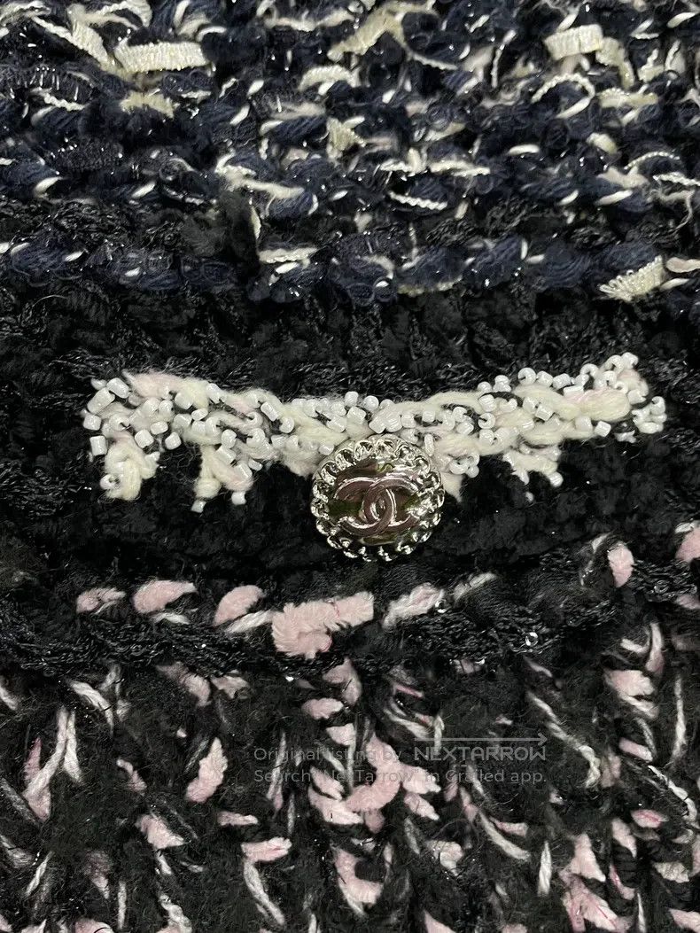 Chanel Chanel Coarse knitted studded vest jacket Size XS / US 0-2 / IT 36-38 - 2 Thumbnail