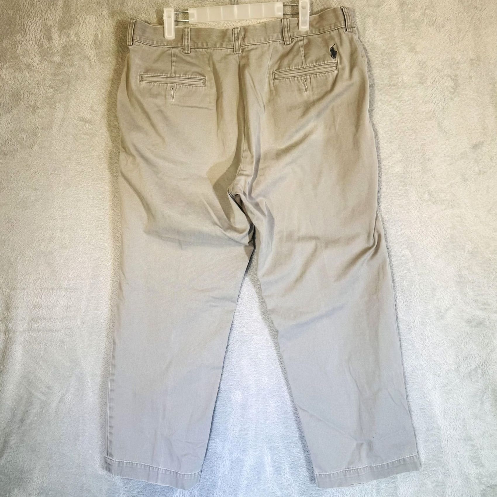 Polo Ralph Lauren Polo Ralph Lauren Preston Chino Pants Mens 38x30 Beige Pleated Cotton - Classic Fit, Zip Button Closure, Pockets, Logo Size US M / EU 48-50 / 2 - 6 Thumbnail