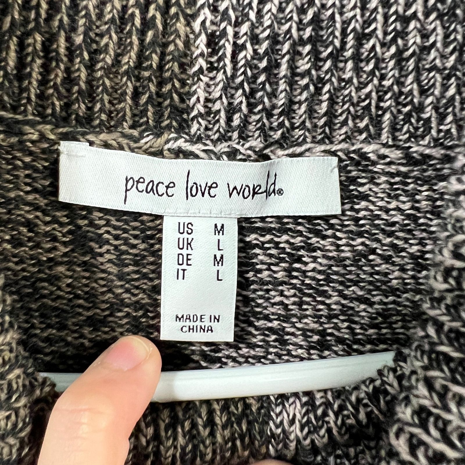 Other Peace Love World Two Tone Sweater Brown Size M Size M / US 6-8 / IT 42-44 - 3 Thumbnail