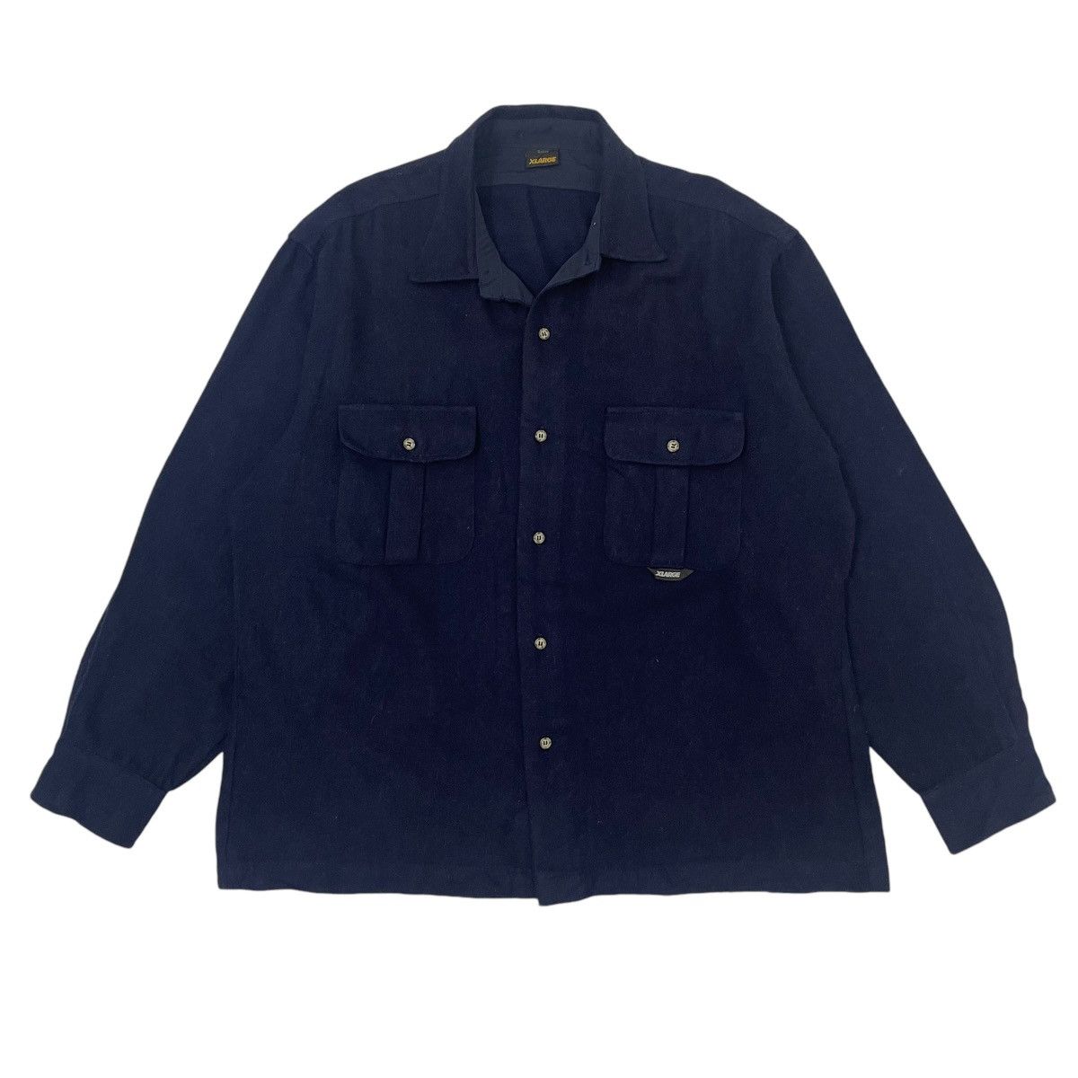 Japanese Brand Vintage XLARGE Double Pocket Wool Button Jacket Size US M / EU 48-50 / 2 - 2 Thumbnail