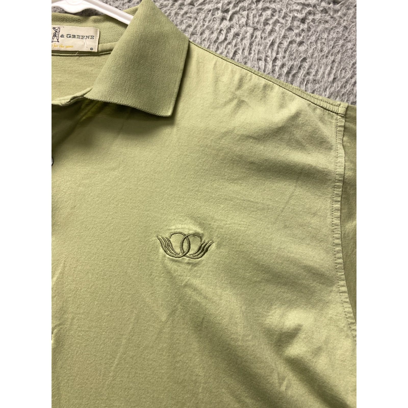 Vintage Fairway & Greene Polo Shirt Men M Green Short Sleeve Button Up Collared /112-43 Size US M / EU 48-50 / 2 - 2 Thumbnail