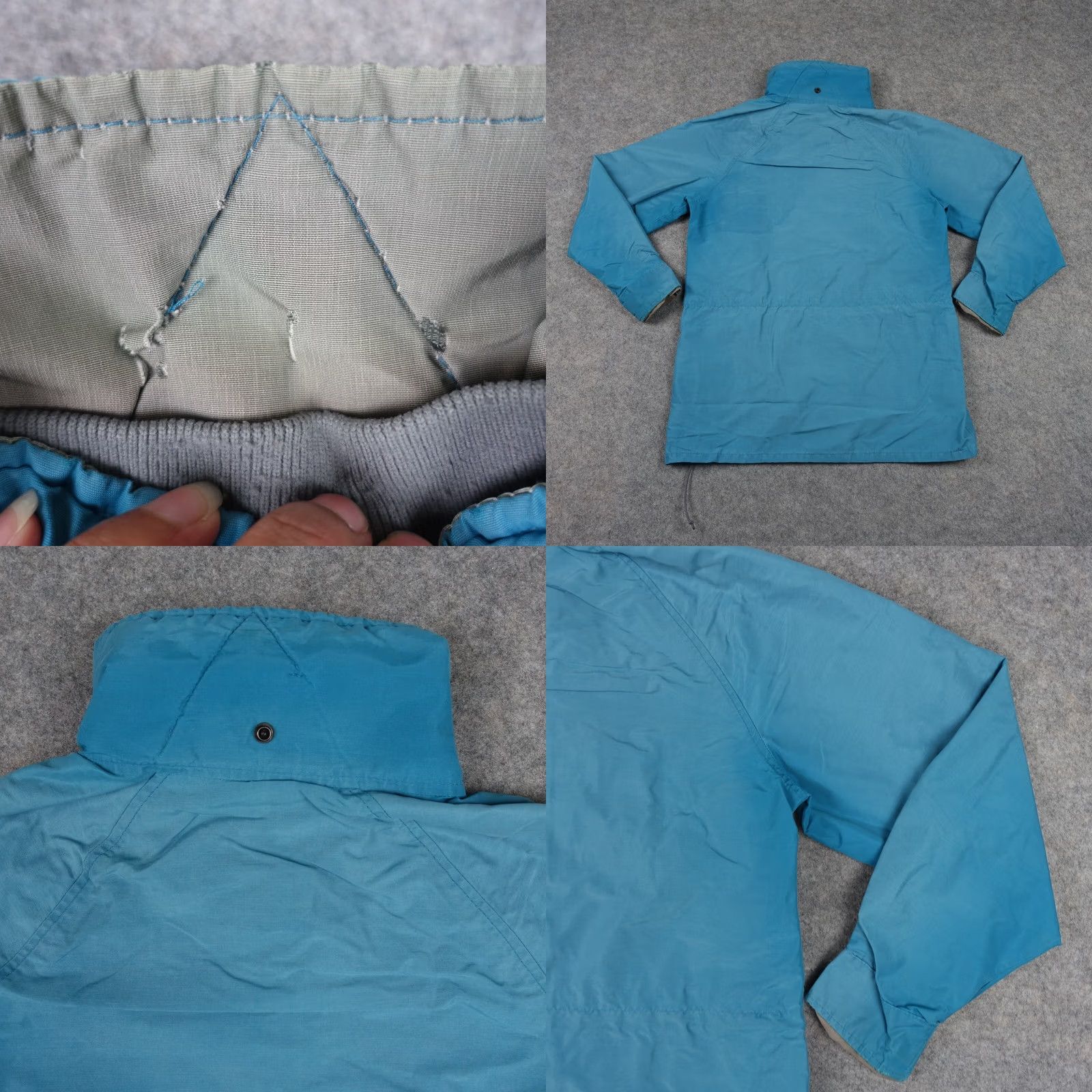 Vintage VINTAGE Columbia Jacket Womens Small Blue Full Zip Rain Coat 1970s Safari Hiking Size S / US 4 / IT 40 - 9 Thumbnail