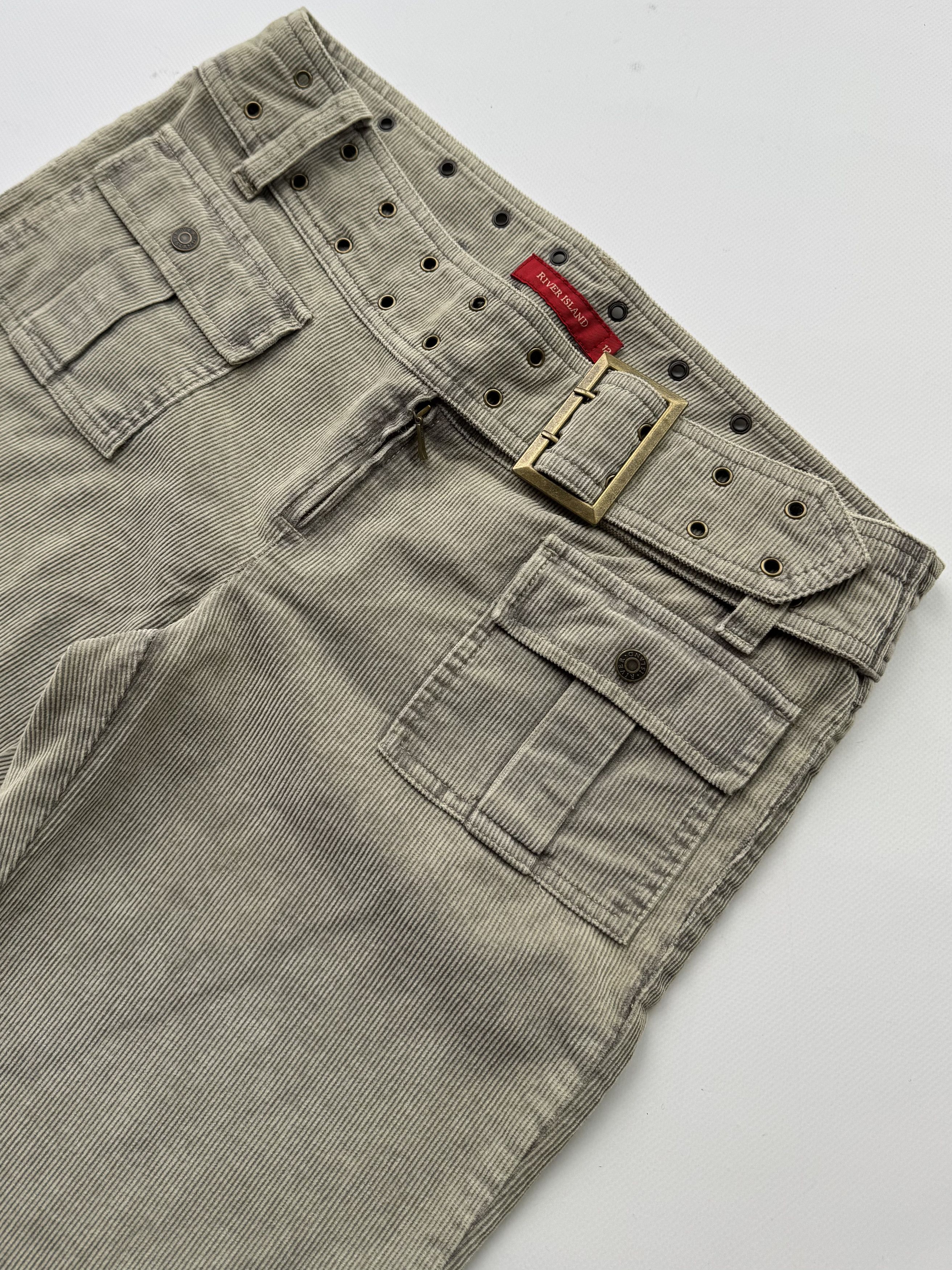 Hysteric Glamour Vintage Flare Corduroy Pants With Belt B736(V279)E2 Size 30" / US 8 / IT 44 - 4 Thumbnail