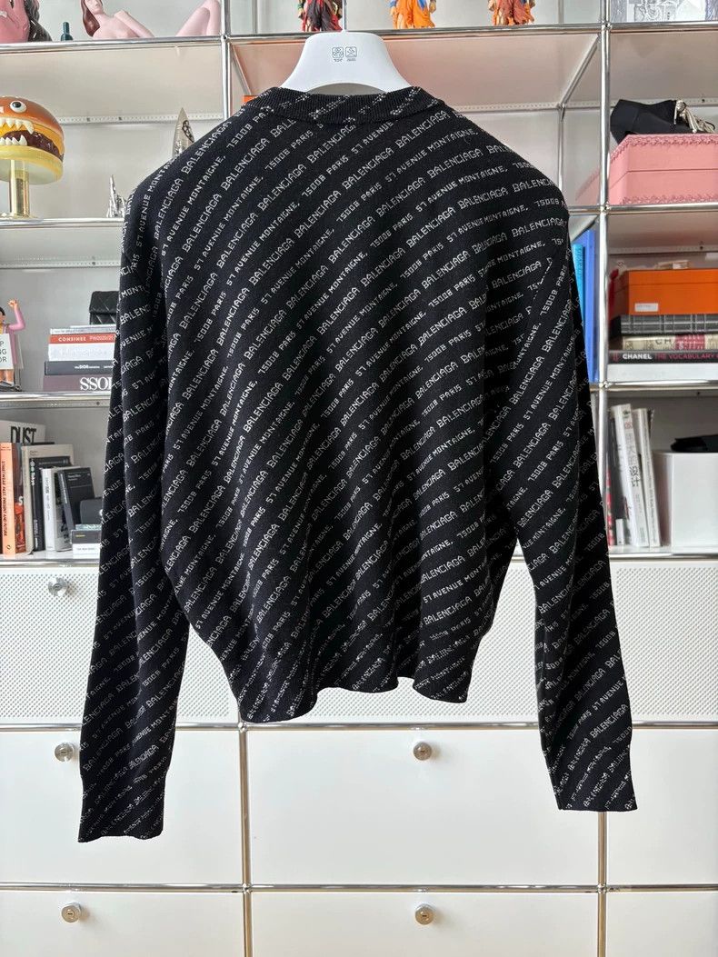 Other Balenciaga size 38 Crewneck knit pullover in black Size US XS / EU 42 / 0 - 3 Thumbnail