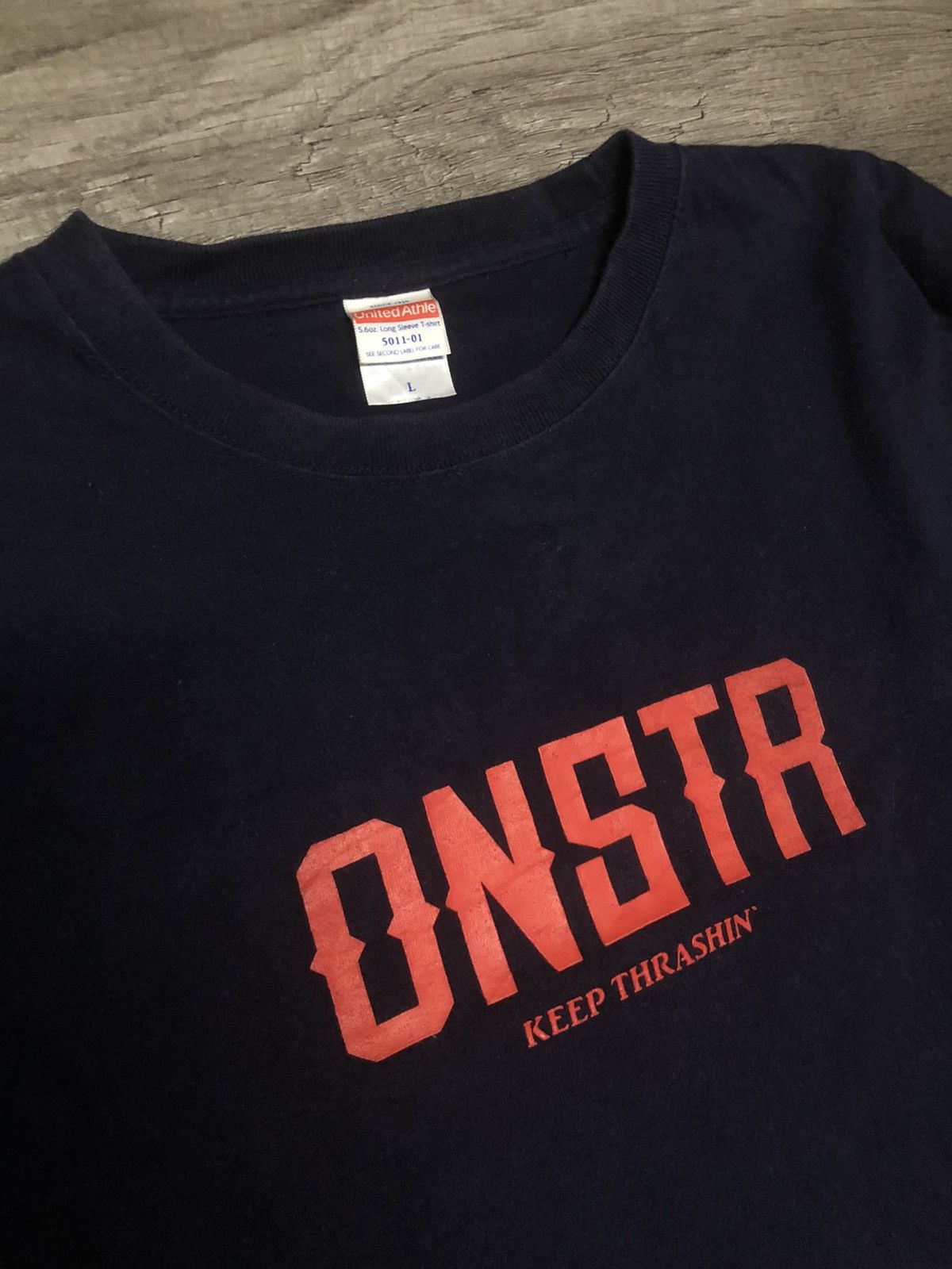 Band Tees Ones Truth Keep Thrashin Hardcore Band Long Sleeve Tshirt Size US L / EU 52-54 / 3 - 9 Thumbnail
