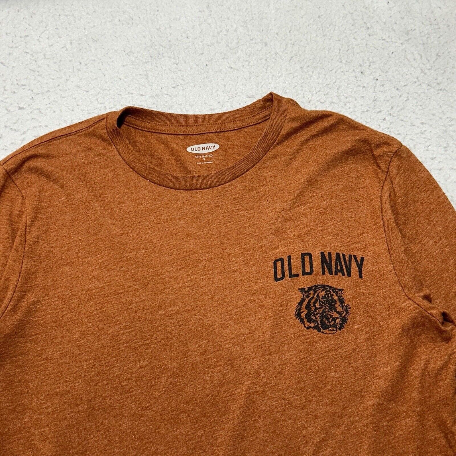 Old Navy Old Navy Small Rust Orange Soft Washed T Shirt 94 Tiger Logo Size US S / EU 44-46 / 1 - 3 Thumbnail