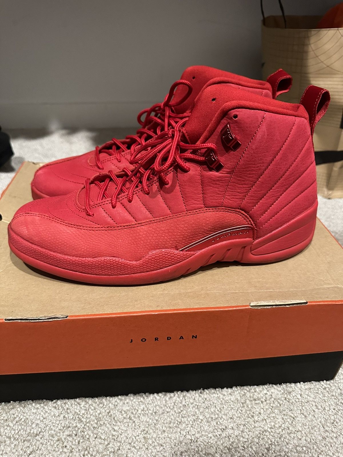 Jordan Brand Jordan 12 Gym Red Size US 12 / EU 45 - 3 Thumbnail