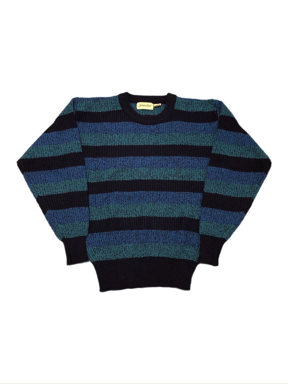 St. Johns Bay × Vintage 90s St. John’s Bay Striped Knit Sweater Size US M / EU 48-50 / 2 - 1 Thumbnail