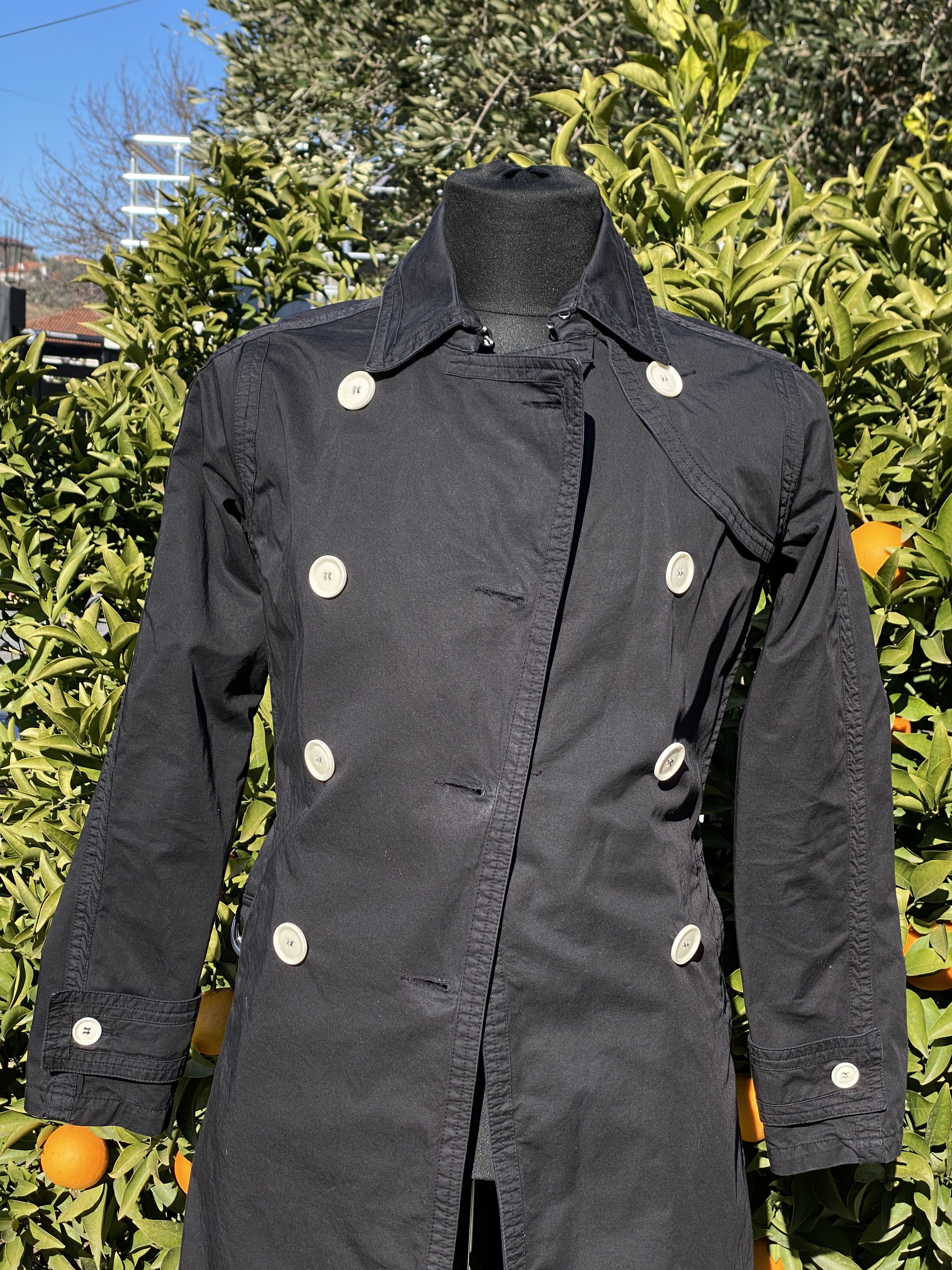 Moncler Rare Moncler Archive Long Jacket Trench Pea Size 1 S Belted Size S / US 4 / IT 40 - 16 Thumbnail