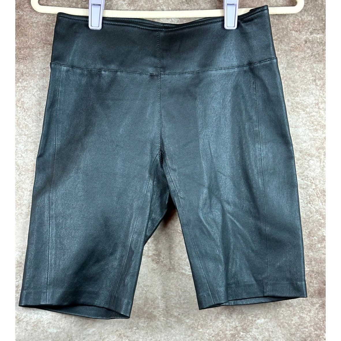 Other Lita by Ciara Leather Biker Shorts - 100% Lamb Leather 4 Size 27" / US 4 / IT 40 - 2 Thumbnail