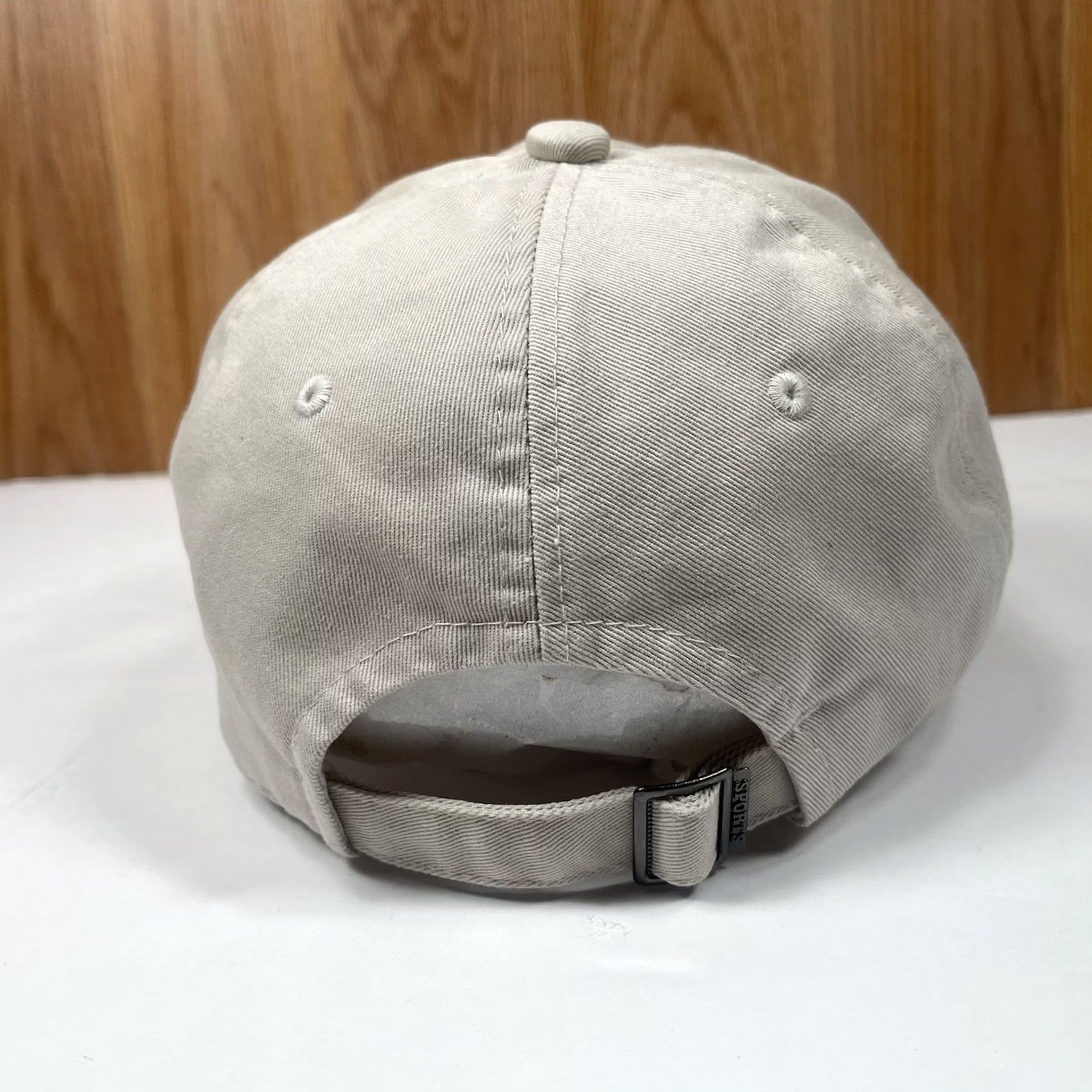 Vintage EMPRN Hat Womens Beige Adjustable StrapBack Baseball Cap One Size Fits All Size ONE SIZE - 5 Thumbnail